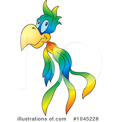 Royalty-Free (RF) Parrot Clipart Illustration by dero - Stock Sample #1045228