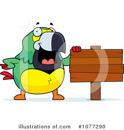 Royalty-Free (RF) Parrot Clipart Illustration by Cory Thoman - Stock Sample #1077290