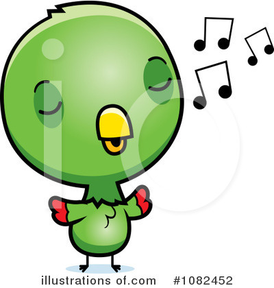 Royalty-Free (RF) Parrot Clipart Illustration by Cory Thoman - Stock Sample #1082452