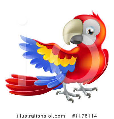 Parrot Clipart #1176114 by AtStockIllustration