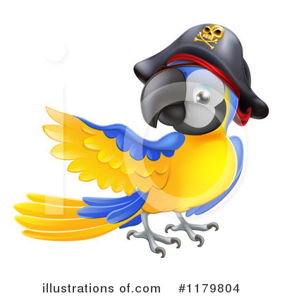 Royalty-Free (RF) Parrot Clipart Illustration by AtStockIllustration - Stock Sample #1179804