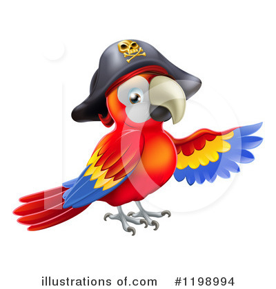 Parrot Clipart #1198994 by AtStockIllustration