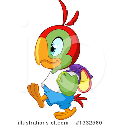 Royalty-Free (RF) Parrot Clipart Illustration by yayayoyo - Stock Sample #1332580
