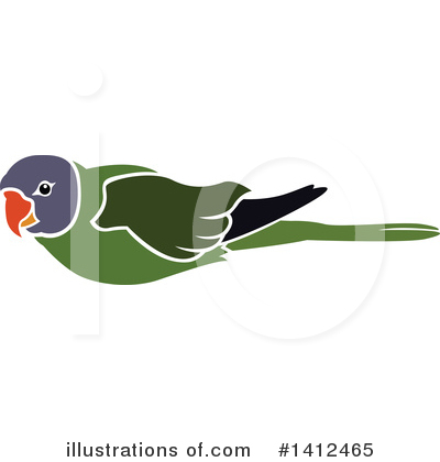 Royalty-Free (RF) Parrot Clipart Illustration by dero - Stock Sample #1412465