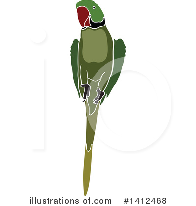Royalty-Free (RF) Parrot Clipart Illustration by dero - Stock Sample #1412468