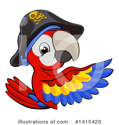 Macaw Clipart #1415420 by AtStockIllustration