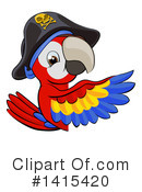Parrot Clipart #1415420 by AtStockIllustration