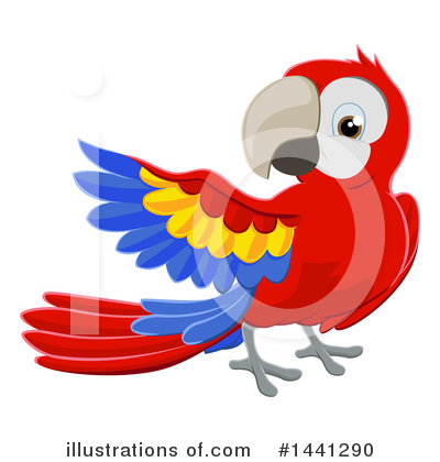 Macaw Clipart #1441290 by AtStockIllustration