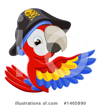 Parrot Clipart #1465890 by AtStockIllustration