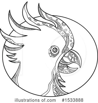 Royalty-Free (RF) Parrot Clipart Illustration by patrimonio - Stock Sample #1533888