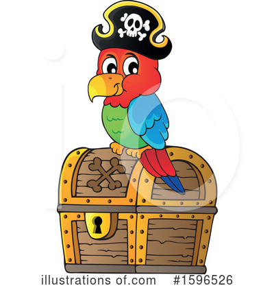 Royalty-Free (RF) Parrot Clipart Illustration by visekart - Stock Sample #1596526