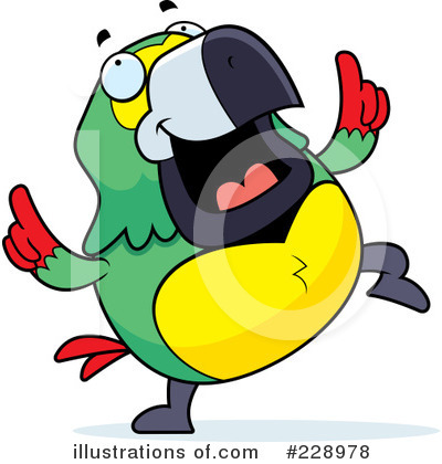 Royalty-Free (RF) Parrot Clipart Illustration by Cory Thoman - Stock Sample #228978