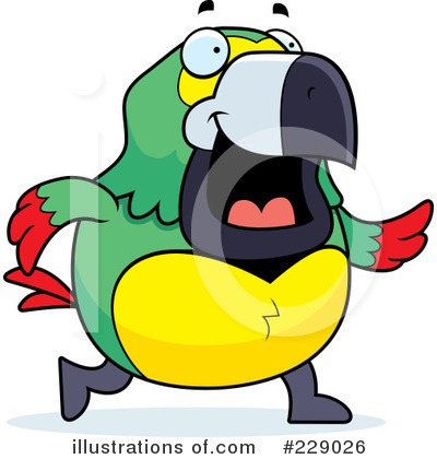 Royalty-Free (RF) Parrot Clipart Illustration by Cory Thoman - Stock Sample #229026