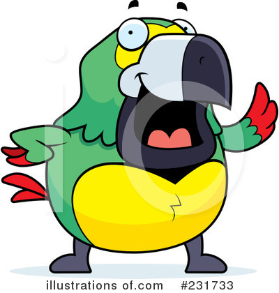 Parrot Clipart #231733 by Cory Thoman