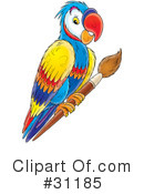 Parrot Clipart #31185 by Alex Bannykh