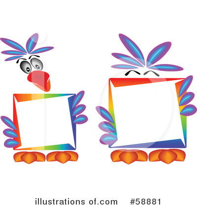 Royalty-Free (RF) Parrot Clipart Illustration by kaycee - Stock Sample #58881