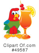 Parrot Mascot Clipart #49587 by Mascot Junction