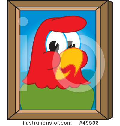 Royalty-Free (RF) Parrot Mascot Clipart Illustration by Mascot Junction - Stock Sample #49598