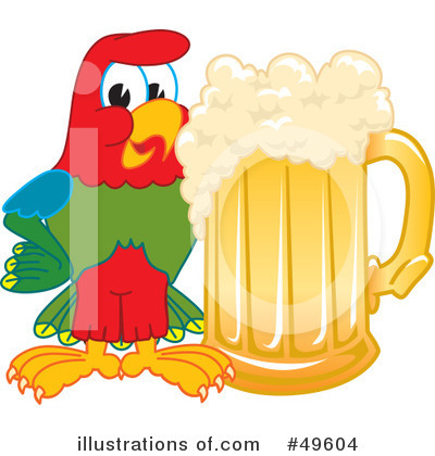 Parrot Mascot Clipart #49604 by Toons4Biz