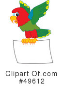 Parrot Mascot Clipart #49612 by Mascot Junction
