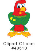Parrot Mascot Clipart #49613 by Mascot Junction