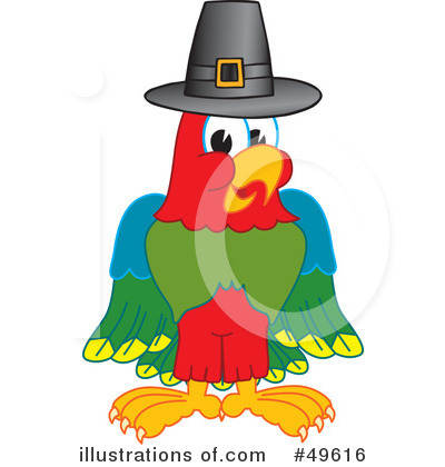 Parrot Mascot Clipart #49616 by Toons4Biz