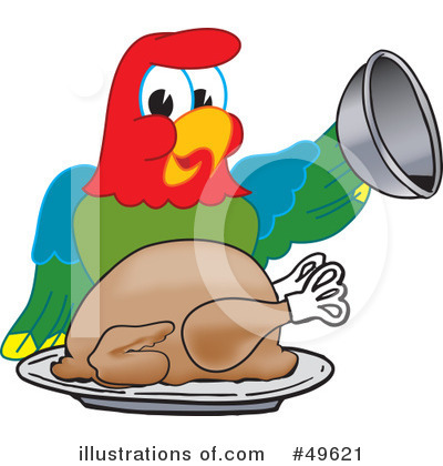 Royalty-Free (RF) Parrot Mascot Clipart Illustration by Mascot Junction - Stock Sample #49621