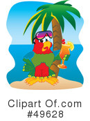 Parrot Mascot Clipart #49628 by Mascot Junction
