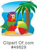 Parrot Mascot Clipart #49629 by Mascot Junction