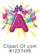 Party Alphabet Clipart #1237435 by Graphics RF