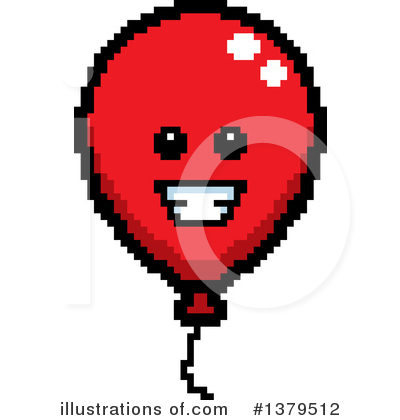 Royalty-Free (RF) Party Balloon Clipart Illustration by Cory Thoman - Stock Sample #1379512