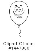 Party Balloon Clipart #1447900 by Hit Toon