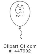 Party Balloon Clipart #1447902 by Hit Toon