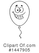 Party Balloon Clipart #1447905 by Hit Toon