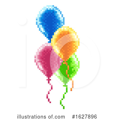 Royalty-Free (RF) Party Balloon Clipart Illustration by AtStockIllustration - Stock Sample #1627896