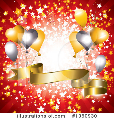 Royalty-Free (RF) Party Balloons Clipart Illustration by MilsiArt - Stock Sample #1060930