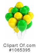Party Balloons Clipart #1065395 by stockillustrations