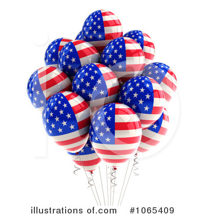 Balloons Clipart #1065409 by stockillustrations