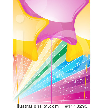Royalty-Free (RF) Party Balloons Clipart Illustration by elaineitalia - Stock Sample #1118293