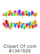 Party Balloons Clipart #1361525 by AtStockIllustration