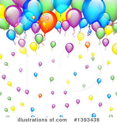 Balloons Clipart #1393436 by vectorace