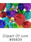 Party Balloons Clipart #96839 by KJ Pargeter