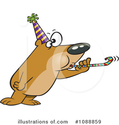 Royalty-Free (RF) Party Clipart Illustration by toonaday - Stock Sample #1088859