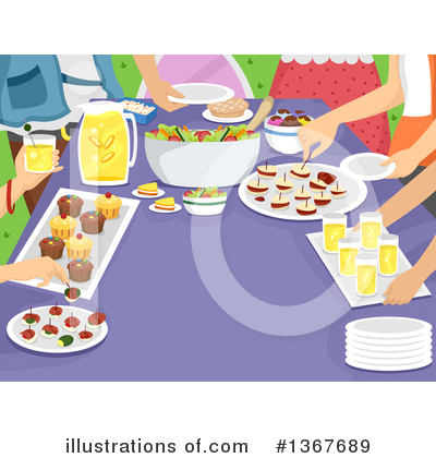 Catering Clipart #1367689 by BNP Design Studio