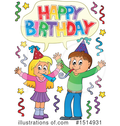 Royalty-Free (RF) Party Clipart Illustration by visekart - Stock Sample #1514931