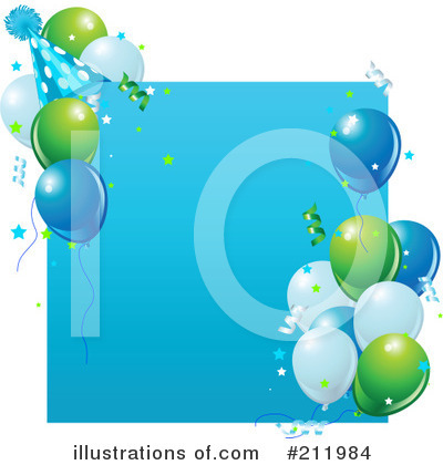 Party Balloons Clipart #211984 by Pushkin