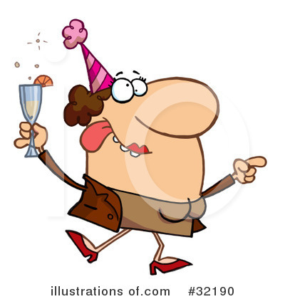 New Year Clipart #32190 by Hit Toon