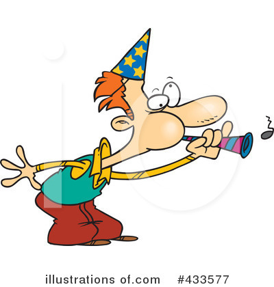 Royalty-Free (RF) Party Clipart Illustration by toonaday - Stock Sample #433577