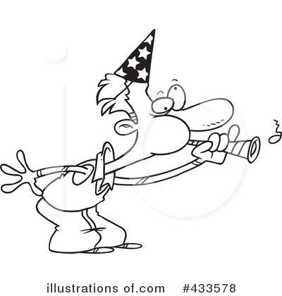 Royalty-Free (RF) Party Clipart Illustration by toonaday - Stock Sample #433578