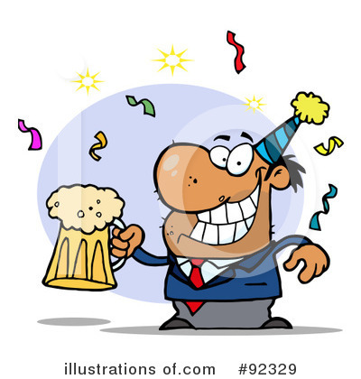 Royalty-Free (RF) Party Clipart Illustration by Hit Toon - Stock Sample #92329